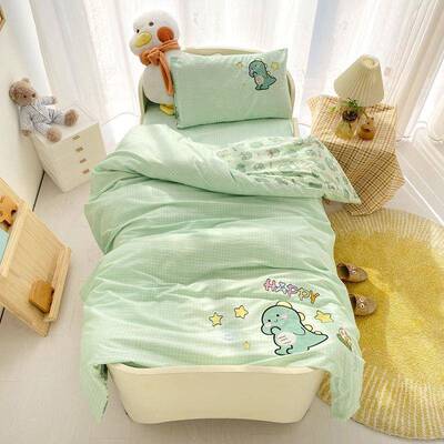 PLLA用类60支长棉儿童套绒件40支卡通婴儿亲肤级幼儿园午睡家六件