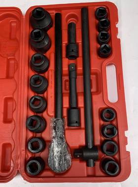 21件3/111114重型风炮套筒组套套型六重花角套筒十二套筒扳手汽修