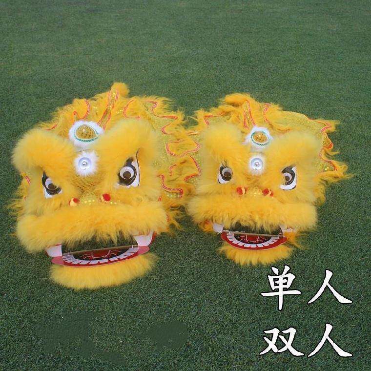 儿具童狮舞狮子头演道无品牌/全表套舞狮子服装小孩表演幼儿园舞