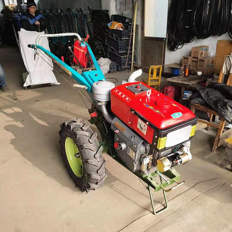 拉15马力手扶拖拉机2145功能手机扶旋耕多农用单缸手扶拖机型号