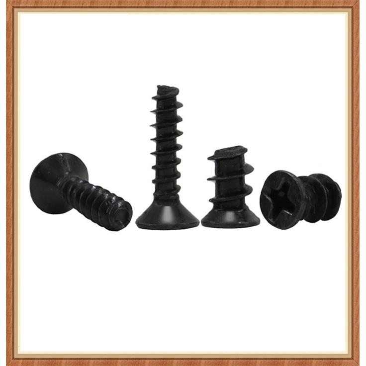 自M1M1.2M1.4WACM1.5丝M1.6M1.7黑色十字沉头自攻螺K平头攻B螺钉