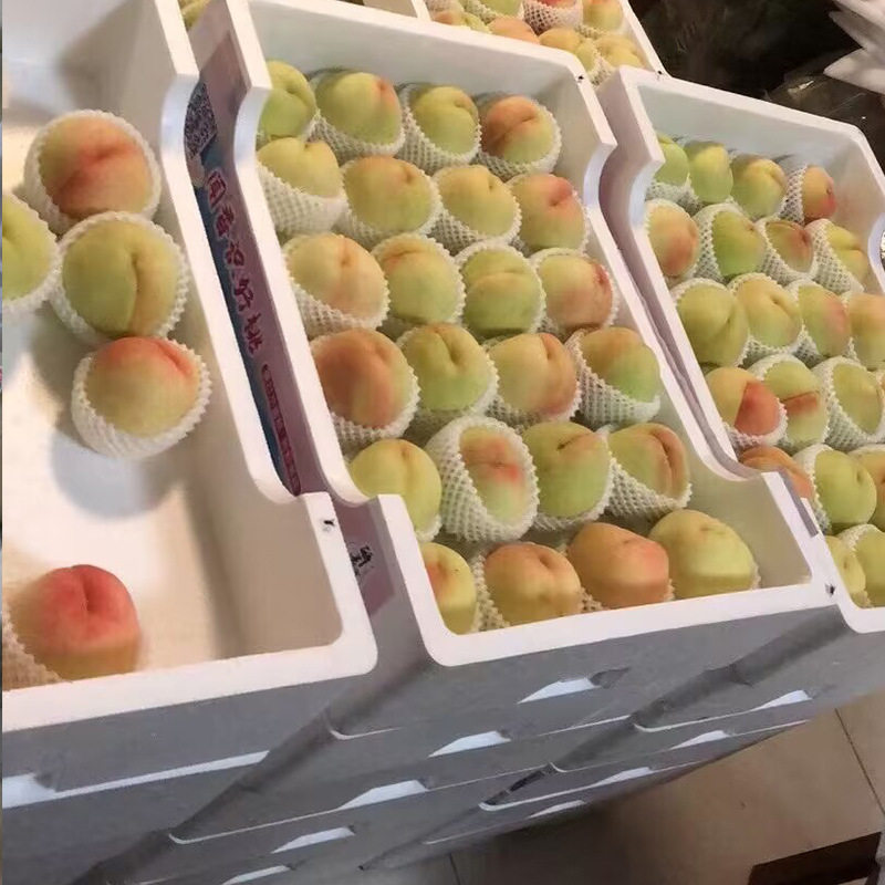 泡沫箱箱周转箱枇杷水蜜桃黄桃托盘水果草莓葡萄泡沫泡沫托盘芒果