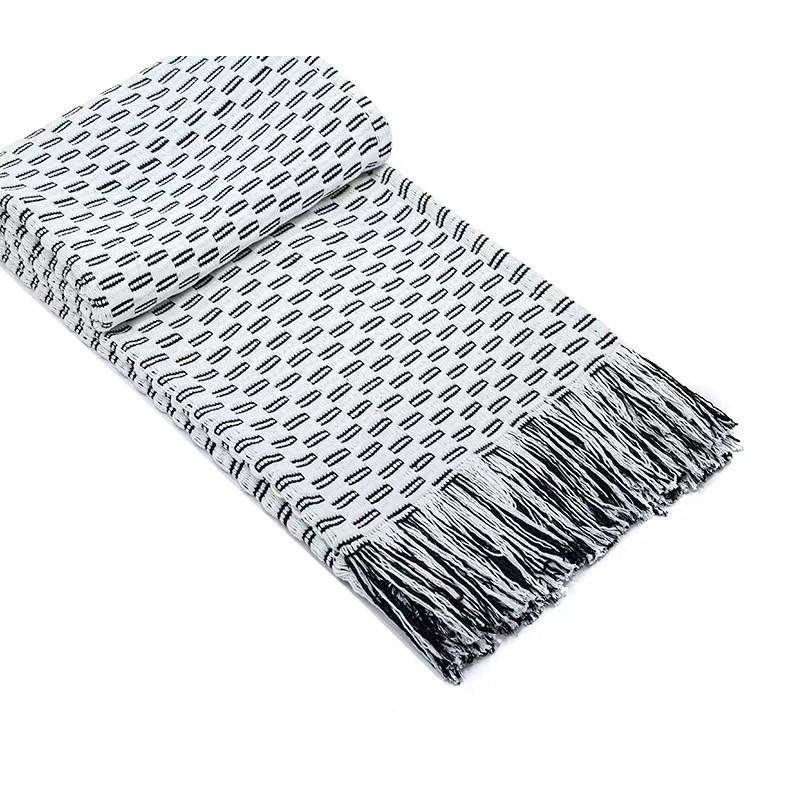 样板房床尾毯搭ISO毯床搭巾发沙毯展厅家软配套装样具板间床尾搭