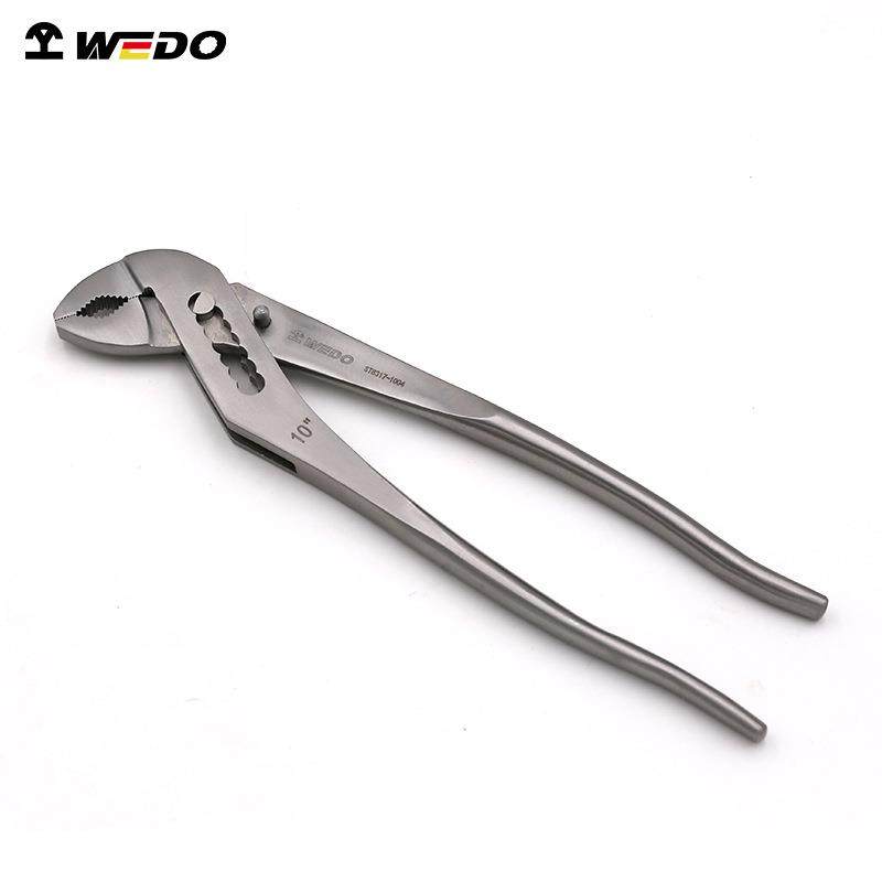 套W功ED开O维度工具304、420不锈钢入式水泵钳可调式LSK多能大口