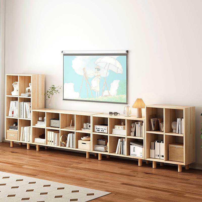 全实木轻奢书架落物置物纳架客SJ0148厅靠地墙收储柜简易矮书柜家,住宅家具,书架,淘宝优惠券,粉丝福利购,淘宝优惠卷