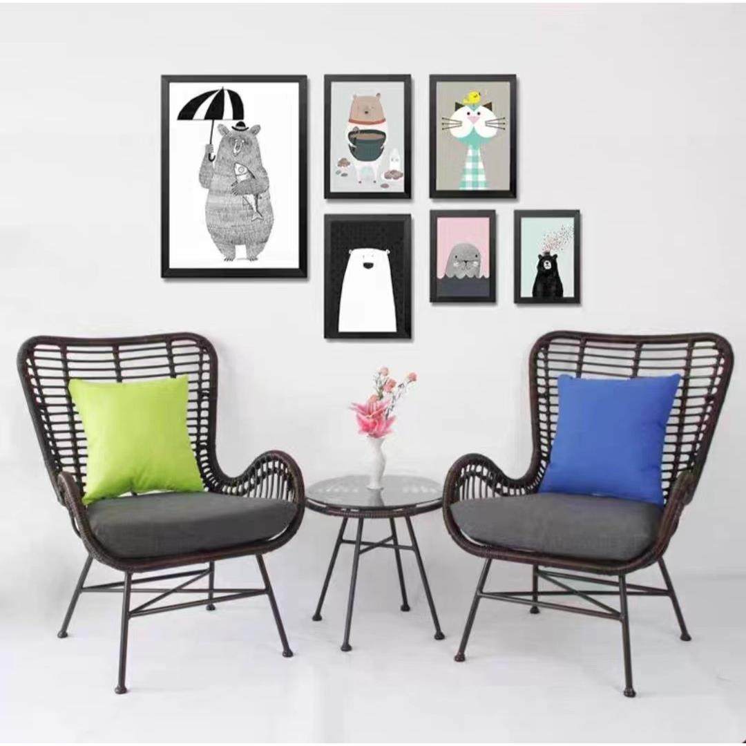 阳台藤椅人靠背椅懒人休沙闲单躺发椅藤编户外露台桌椅小茶几TNP,电子元器件市场,其它元器件,淘宝优惠券,粉丝福利购,淘宝优惠卷