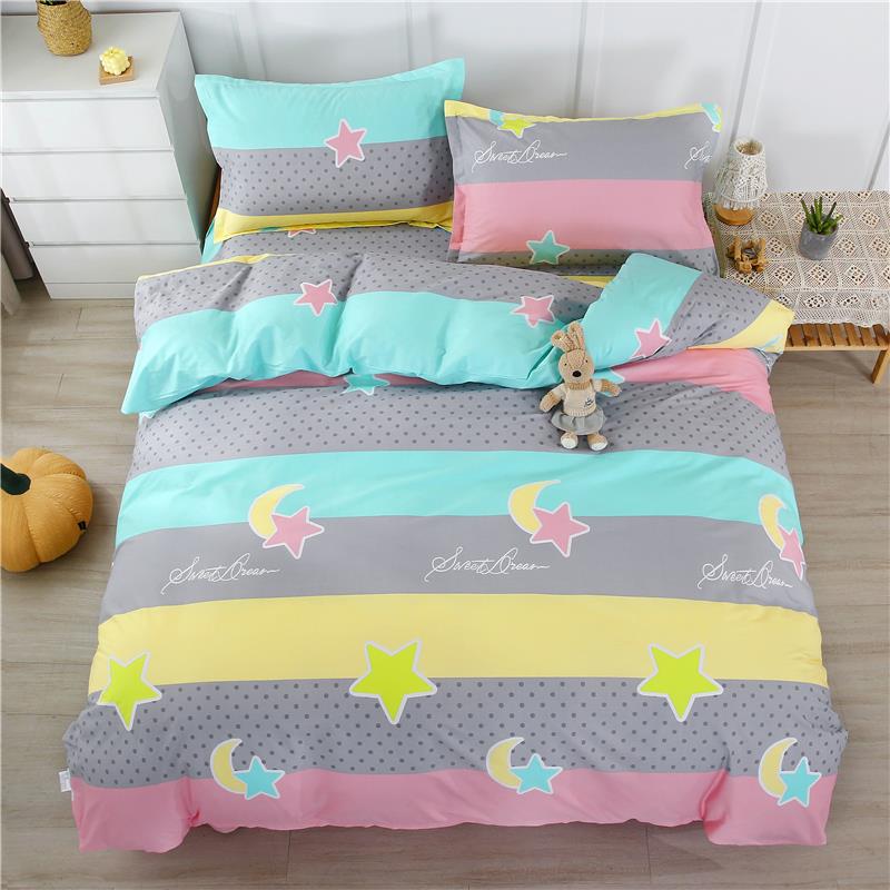 2U8K纯棉米床学笠三四人ZOC件套单1.2生宿舍0.9床罩款式1.5双人1