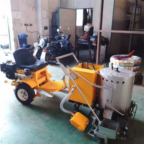 中能驾驶型划线车，方便快捷，效率高汽油标线车公路震荡划线设备