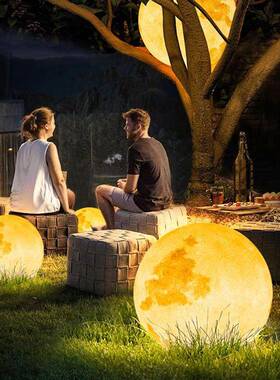 源头工LED户外月球厂灯太水阳能草围坪灯别墅75340防装饰圆球氛庭