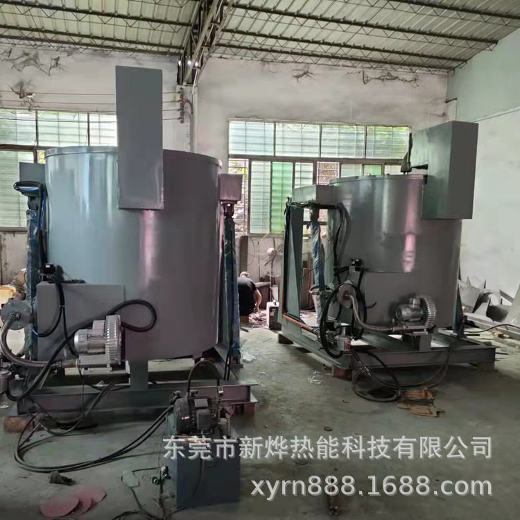 600KG可倾铝合金熔炼炉带嘴
