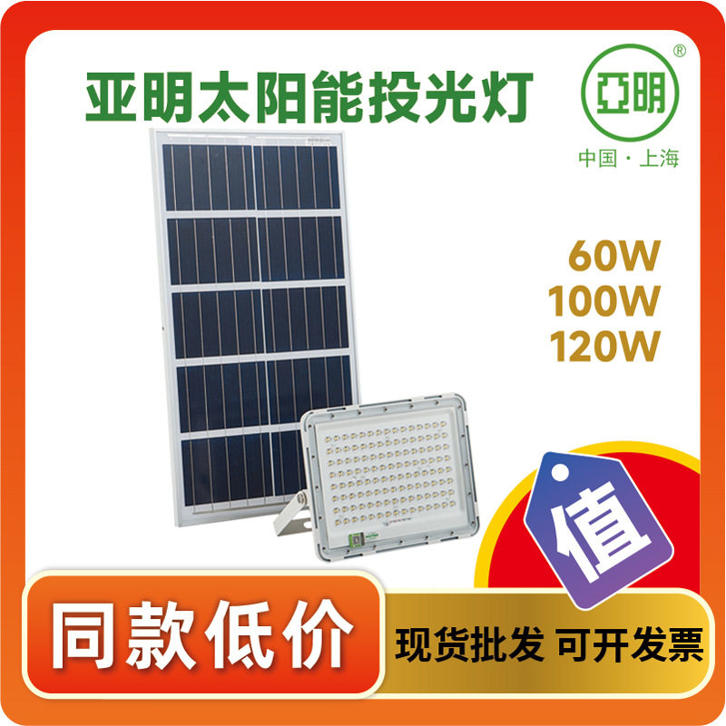 太阳能感应投光灯防水自动亮