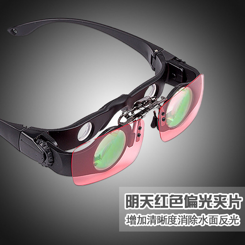 8倍头戴望远镜钓鱼看漂广角