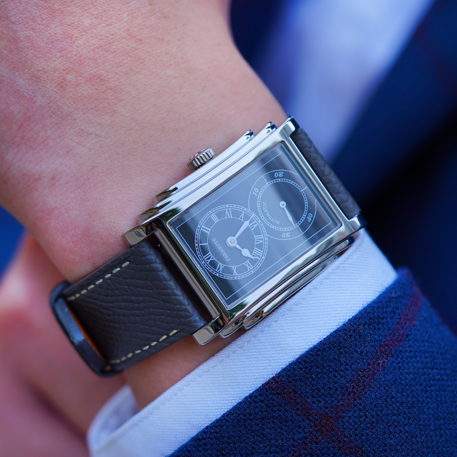 【新品】男轻奢方型复古医生腕表