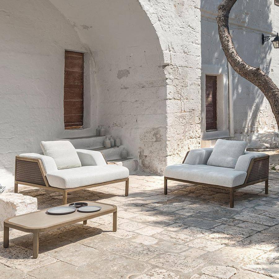 藤高档柚木院户沙发庭别外墅阳台家具室OKD外露台花园编沙发茶几