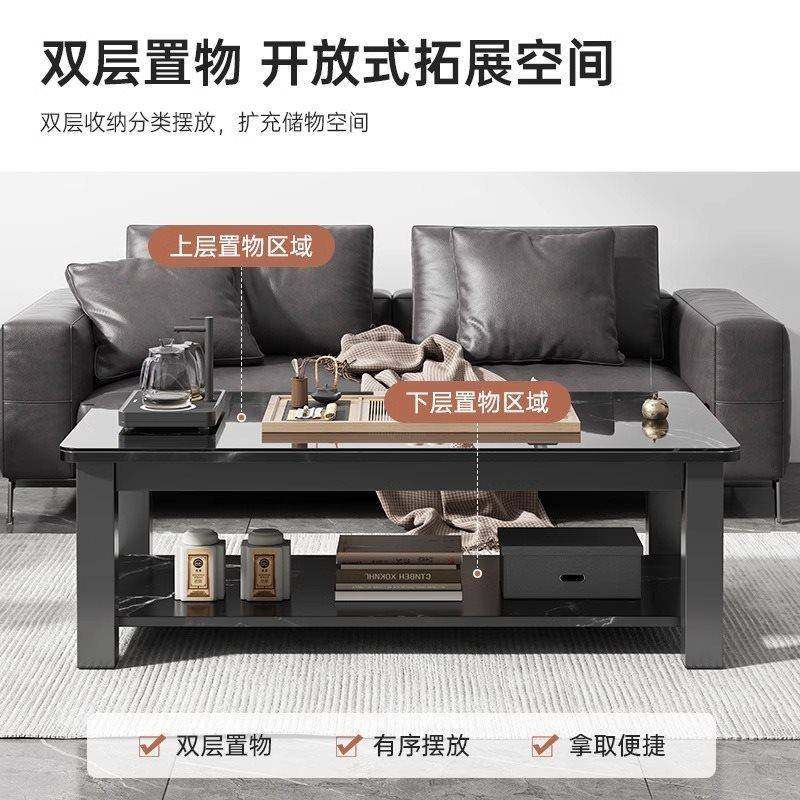 钢化玻璃茶几客厅款家用小奢户型阳台小桌2025新子轻H803-cj1感茶,住宅家具,茶几,淘宝优惠券,粉丝福利购,淘宝优惠卷