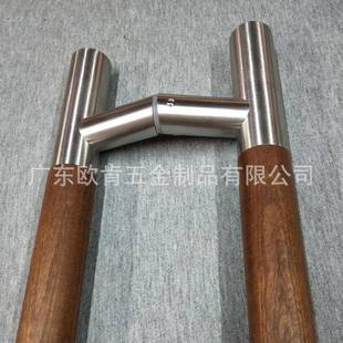 广东欧肯CRU五金酒店商铺实惠不手锈钢实木玻木璃门推门拉门拉把