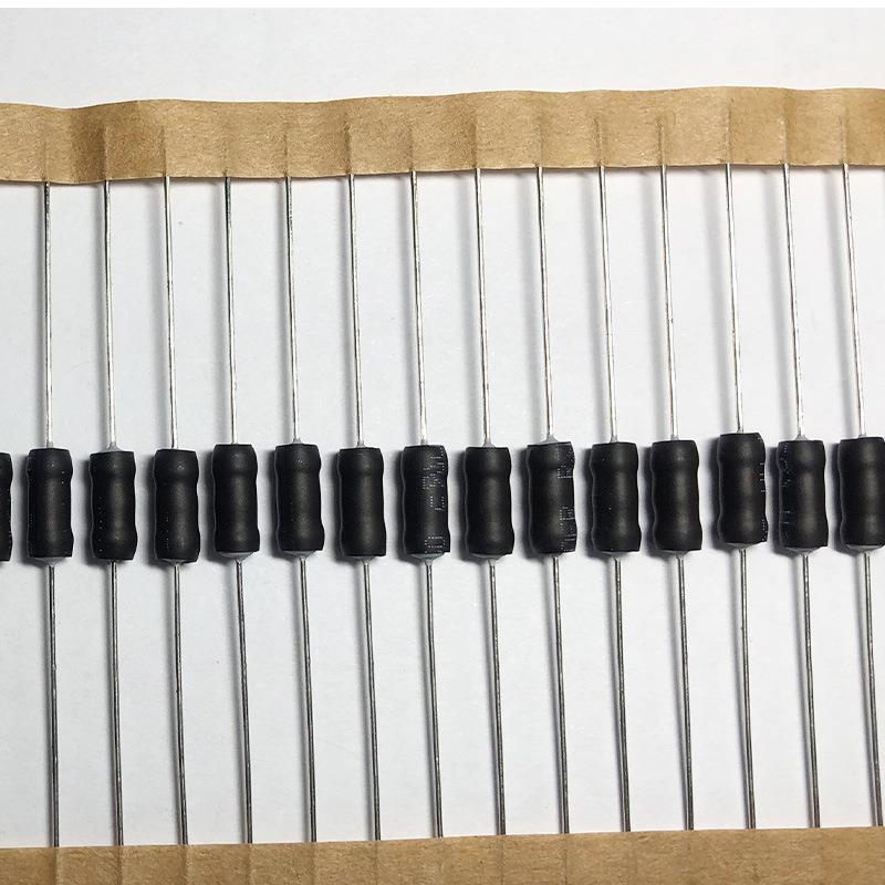 新款绕线电阻极套管体T52编A7大功BXK率高带阻值插件整本流二管