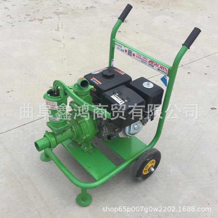 水利工电机直程蜗壳水泵汽油农灌溉用抽水连泵XIB柴油高扬程3寸泵