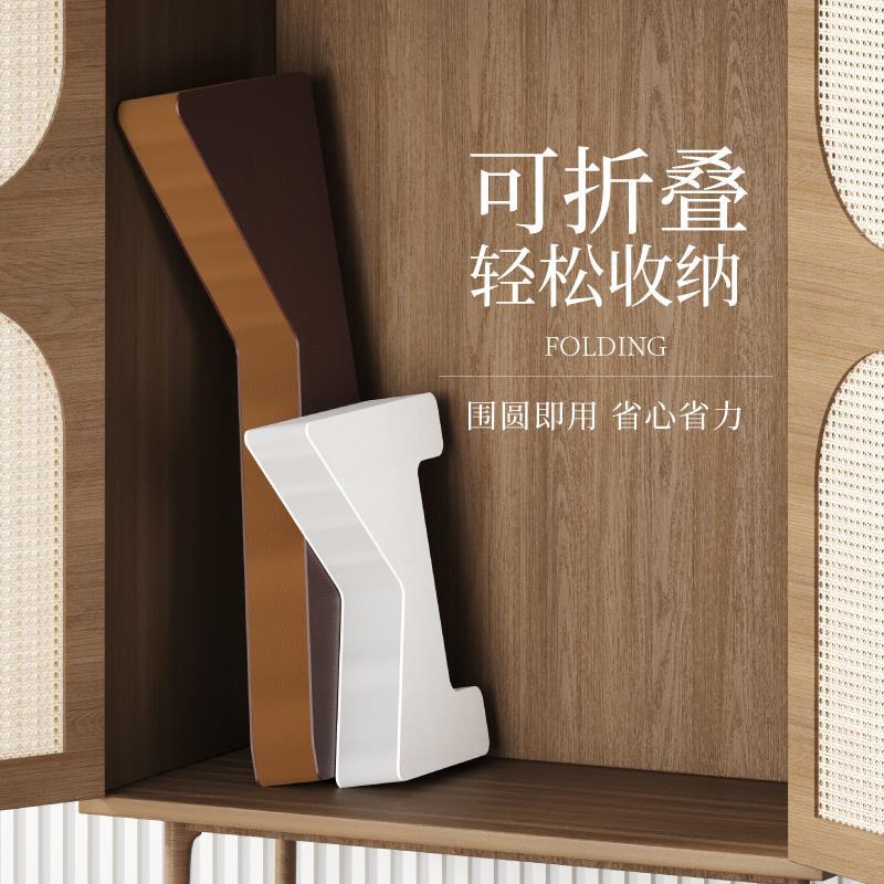 轻奢青美玻璃折叠茶几