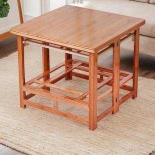 折烤火桌家用火多无品牌/能可叠湖南取暖桌竹烤火架套装懒功人烤