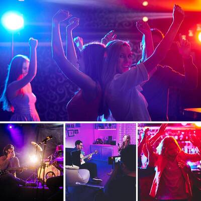 LRGB投光E外D投灯户防水七彩0rgb投光灯6光w室外景观绿化草坪射树