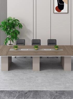 会议室桌长子桌工作台loft办公室桌椅组合览椭桌大型阅圆RTS形会