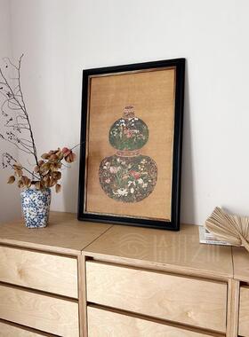 中古挂画中式入玄关走廊装饰画法式复古餐厅新好寓户意壁葫ZFO画