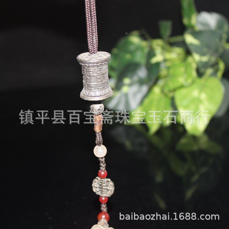 老古璃多圆珠宝糖葫芦琉挂坠汉代老珠EXM收藏珠圆珠饰品