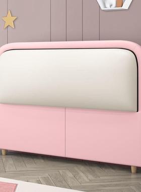 20体25新款实木床头约软现代简落地靠背板一超薄可包1单买网红床