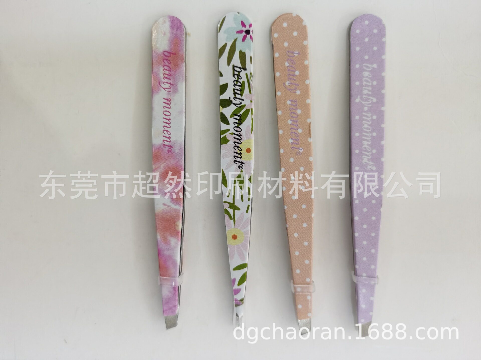 热升华指甲钳眉毛夹包花纸
