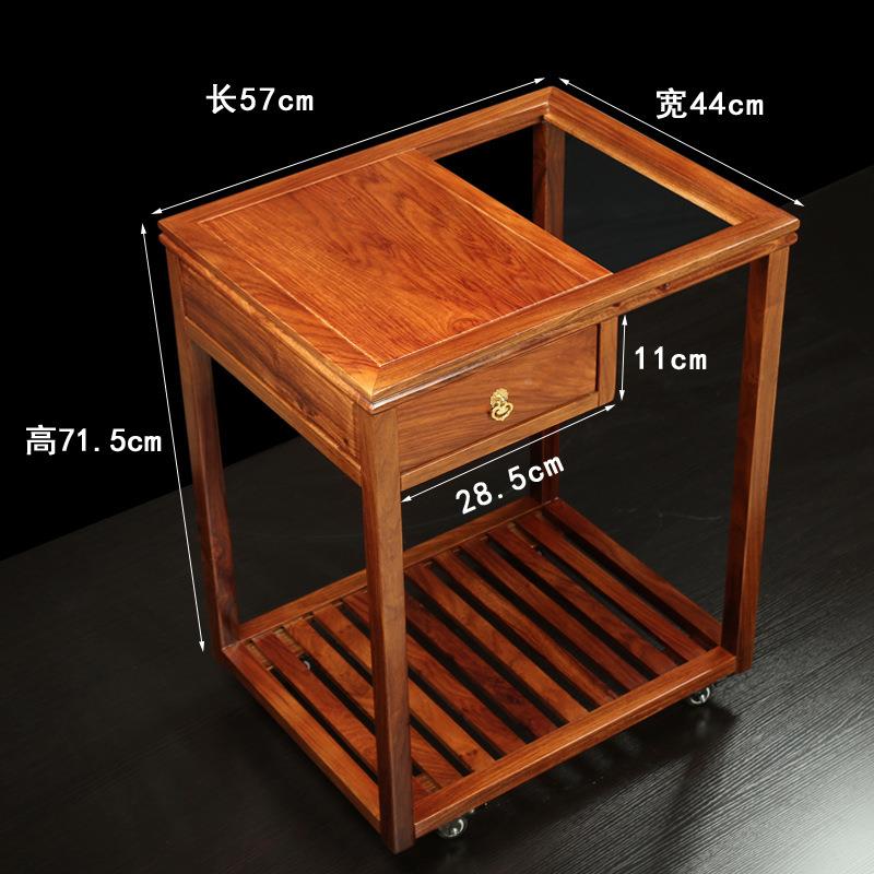 柜实架木花梨木烧茶柜烧水一茶体小茶桌煮茶架子泡茶台壶茶柜XWT