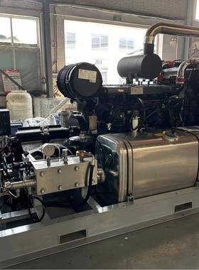 高东潍柴/康KBR明斯超压水射流清洗山机水冷水箱工级撬业装式