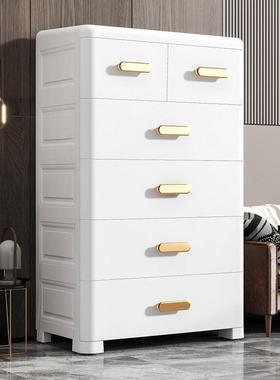 厚收纳柜子储物柜c60m加宽塑料理箱家用置物加高整抽86屉式儿童衣