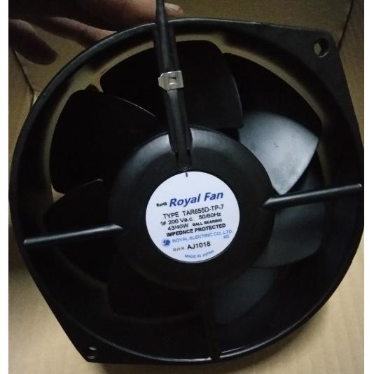 原装RROYALFAN200v轴15055流耐高温风机TA655D-TWVCP-7