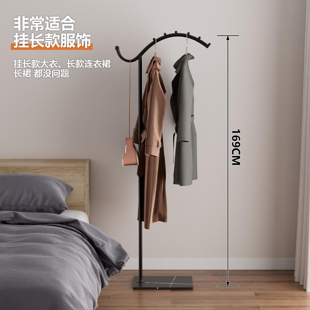 网红卧室挂衣架服装店架装专用转展示奶油风落KLK地衣帽架家用角