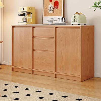 实HHE木餐边柜靠墙一体子储物柜置物柜柜房客茶水柜厨矮柜厅家用