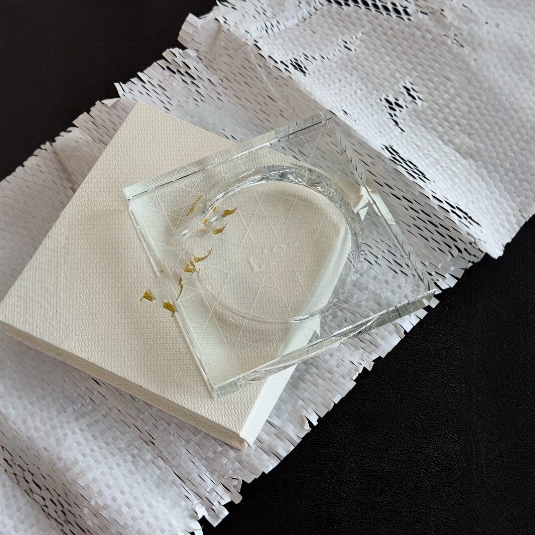 欧式水晶玻璃特大号烟灰缸