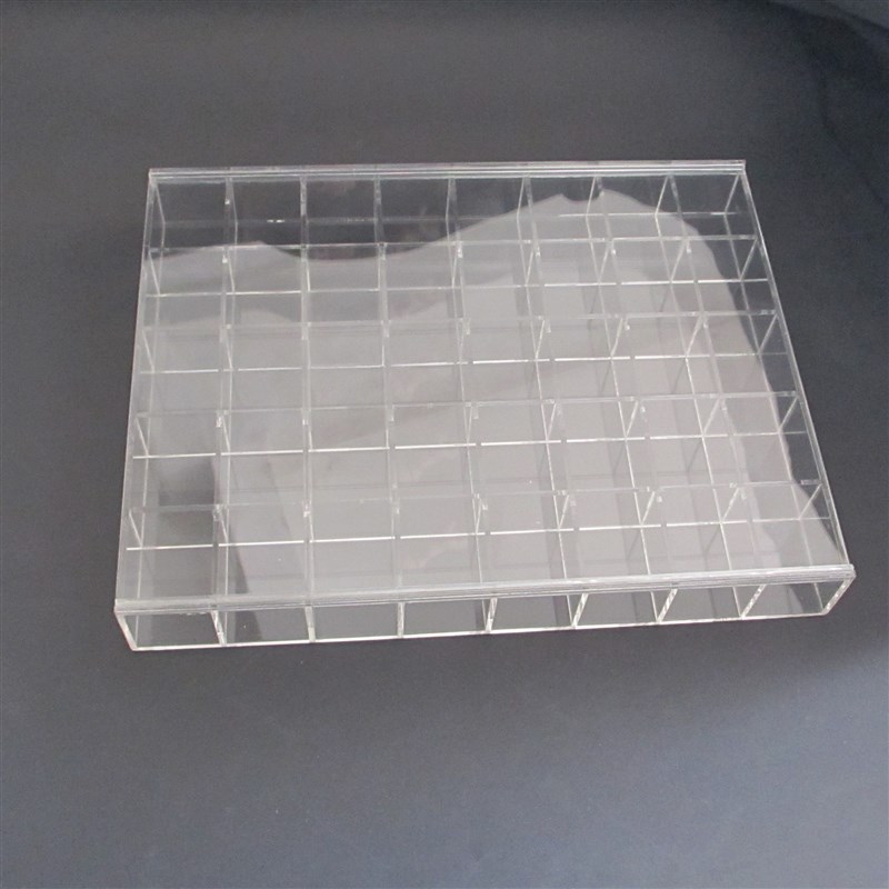 五金小配件零件盒子带盖带门透明亚克力收纳存放格子展示防尘家用