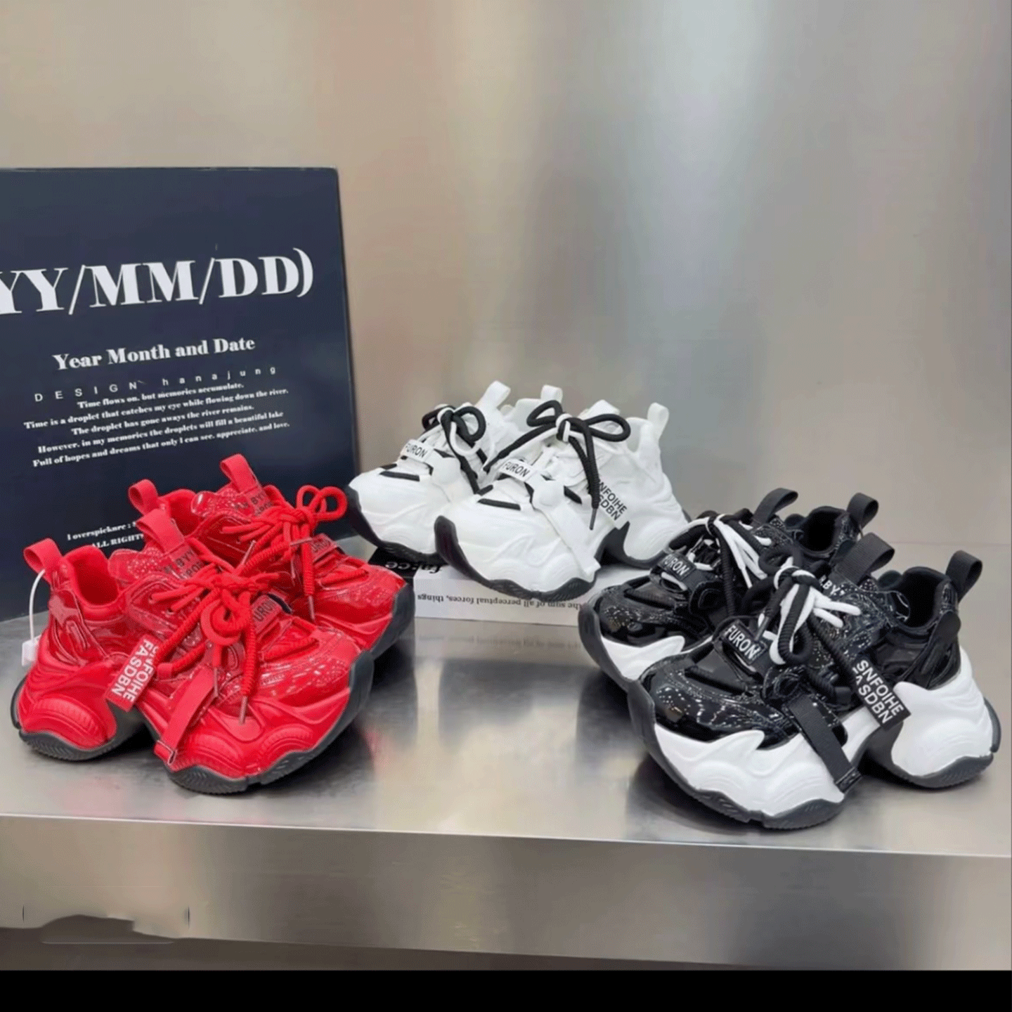 冬季新款绑带潮流厚底老爹鞋女松糕底增高休闲百搭小个子运动鞋子,女鞋,老爹鞋,淘宝优惠券,粉丝福利购,淘宝优惠卷