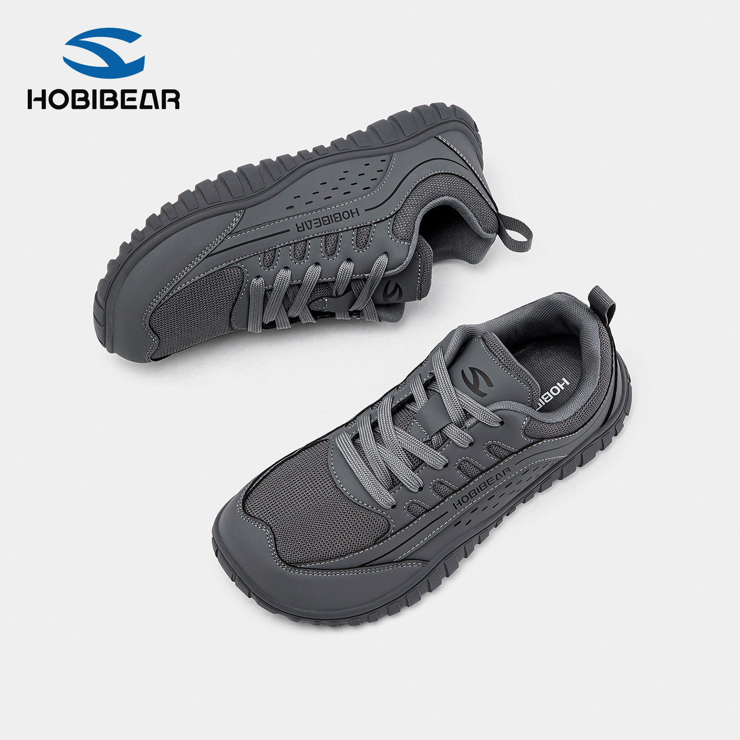 HOBIBEAR宽楦赤足2025秋季新款百搭防滑轻便室内健身鞋攀岩举重,流行男鞋,时尚休闲鞋,淘宝优惠券,粉丝福利购,淘宝优惠卷