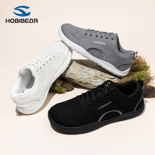 HOBIBEAR成人鞋2026春季百搭舒适防滑男女同款徒步宽楦赤足鞋潮流