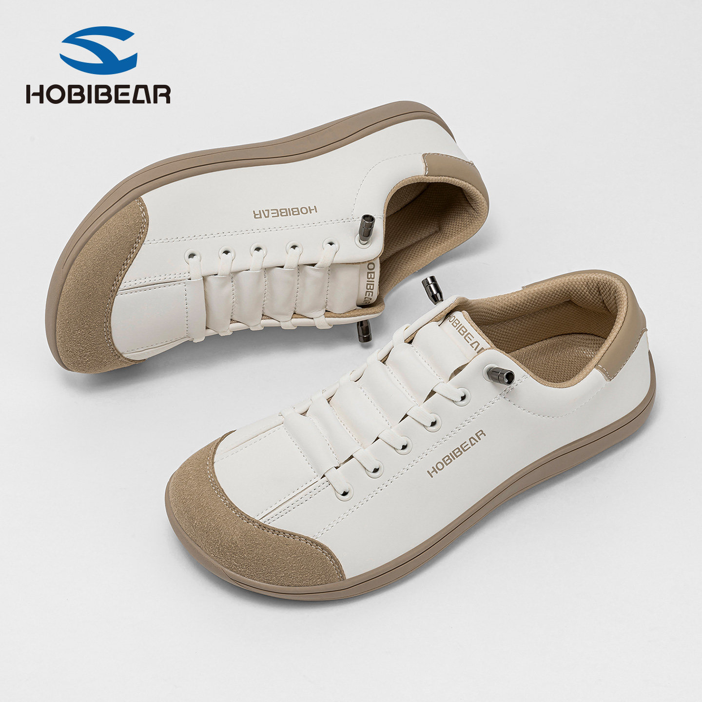 HOBIBEAR男鞋春夏款宽头鞋