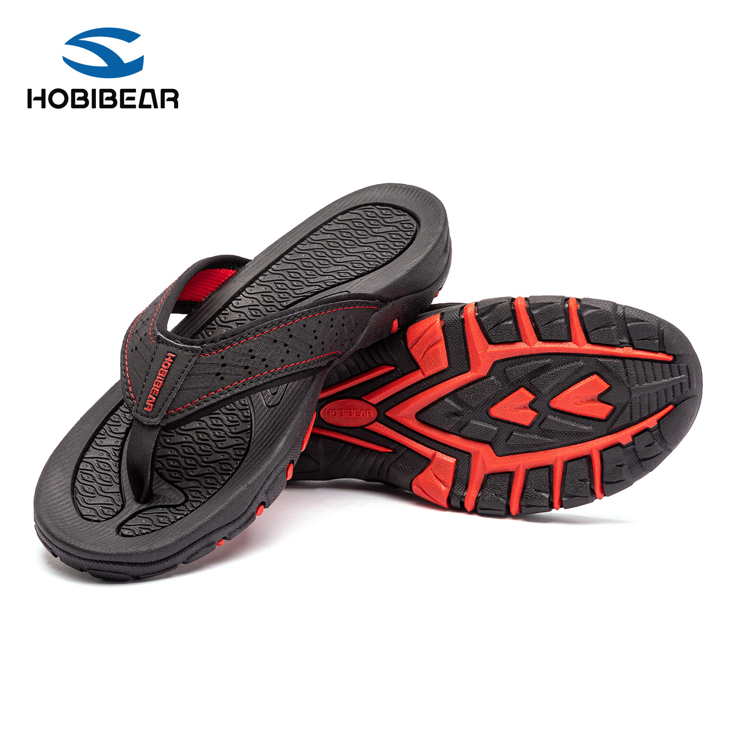 HOBIBEAR时尚休闲人字拖2026春夏户外可外穿防滑耐磨轻便