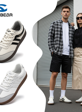 HOBIBEAR男士宽头鞋2026春季防水简约攀岩防滑室内健身鞋舒适减震