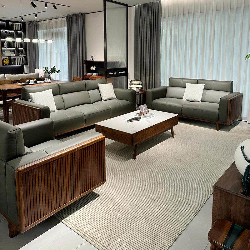 新中式实木沙发2025新款高端黑胡桃木真皮沙发家用客厅接待三人位,3C数码配件,USB多功能数码宝,淘宝优惠券,粉丝福利购,淘宝优惠卷