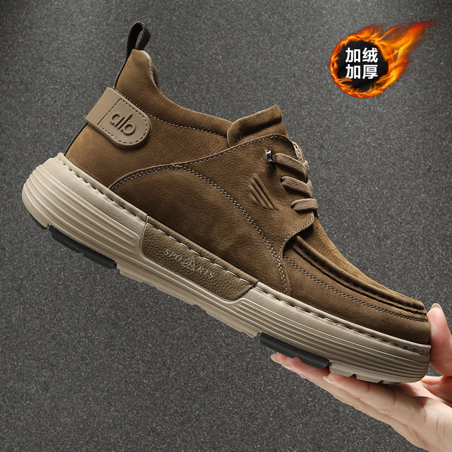 全牛皮男鞋冬季2025新款雪地靴男短筒加厚绒棉鞋东北防寒户外棉靴,流行男鞋,马丁靴,淘宝优惠券,粉丝福利购,淘宝优惠卷