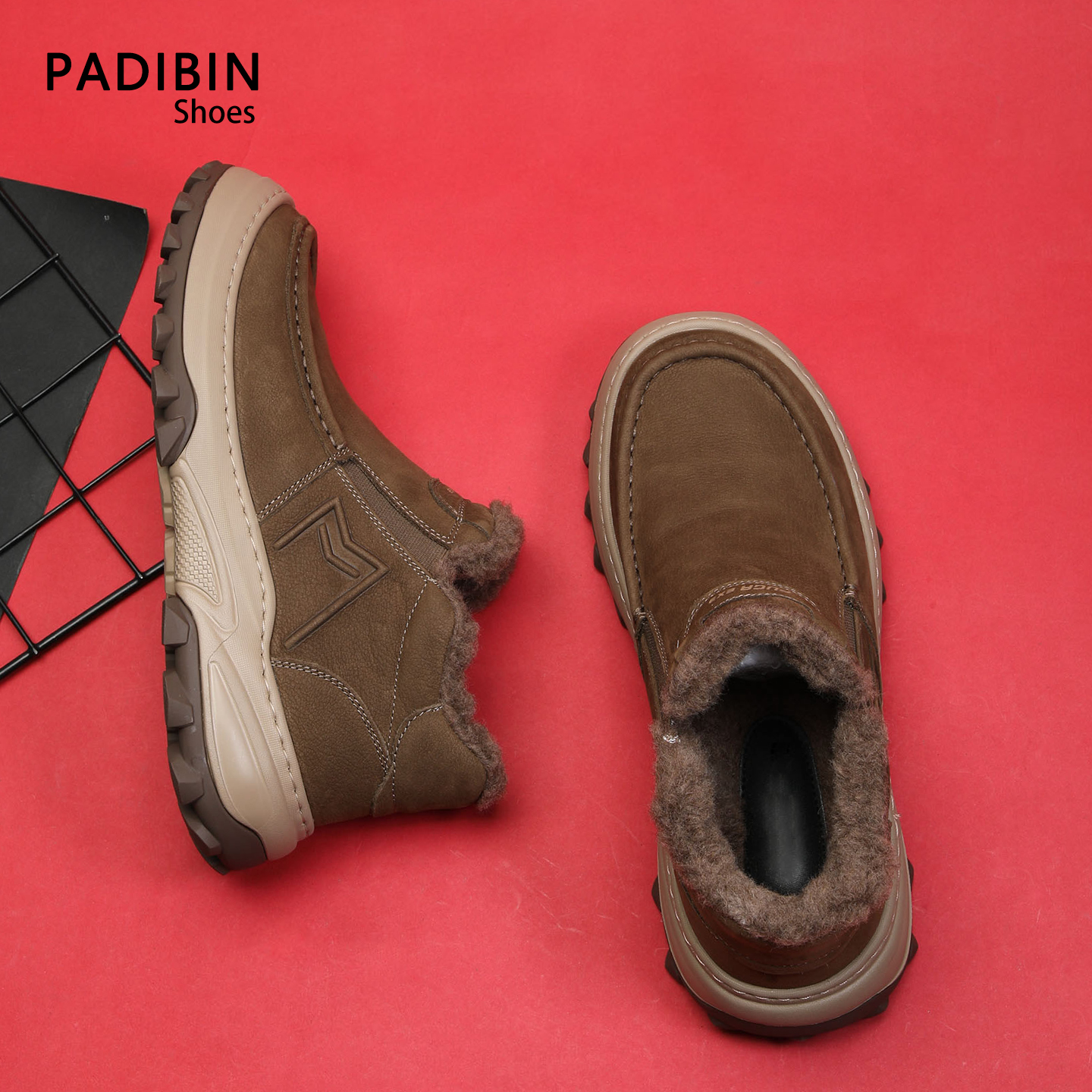 男鞋雪地靴厚底男士加厚东北棉靴