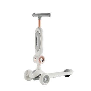 可折叠软胶车把座椅灯光音乐铝杆轻便室内滑滑行车新品 儿童滑板车