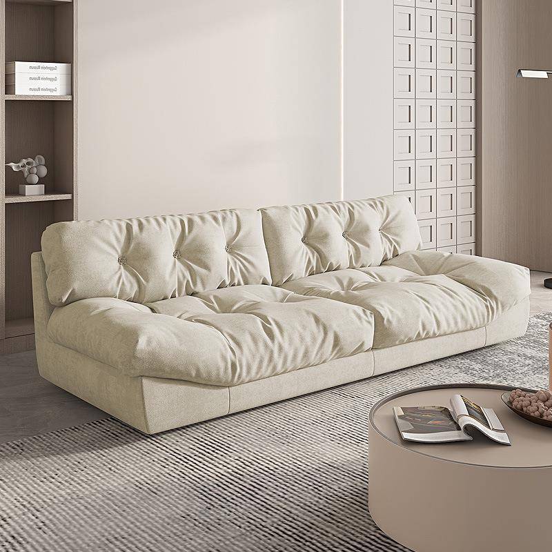 北欧Baxter羽绒沙发云朵网红款直排意式小户型科技布超软懒人高脚