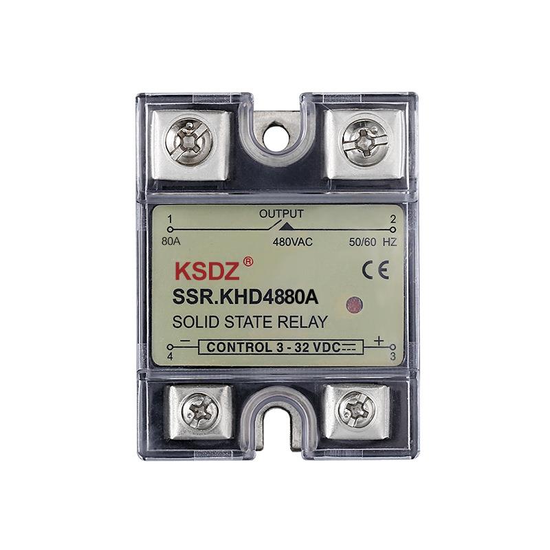 SSRKHD4840A单相固态继电器KHD4860A直流控交流KHD4880A90A100A